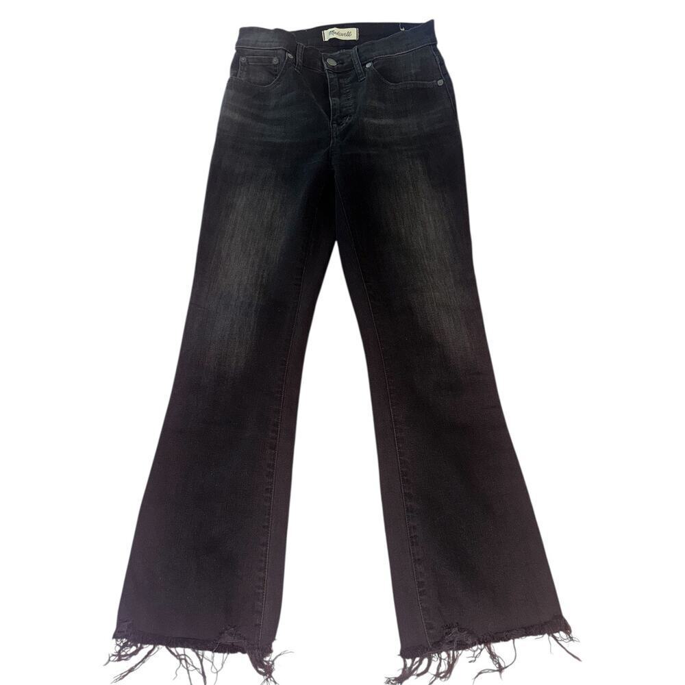 Madewell Cali Demi-Boot Jeans – Black – Size 25 (Women’s 0–2)